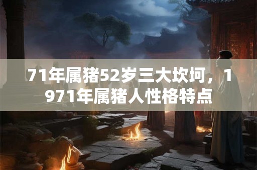 71年属猪52岁三大坎坷，1971年属猪人性格特点