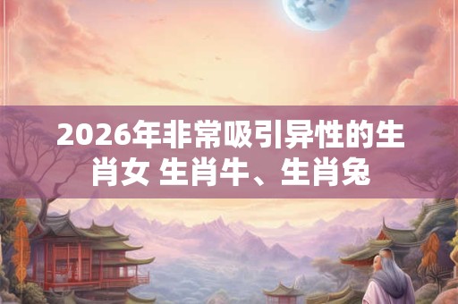 2026年非常吸引异性的生肖女 生肖牛、生肖兔