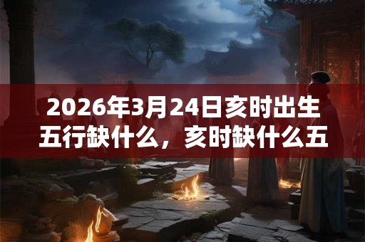 2026年3月24日亥时出生五行缺什么，亥时缺什么五行