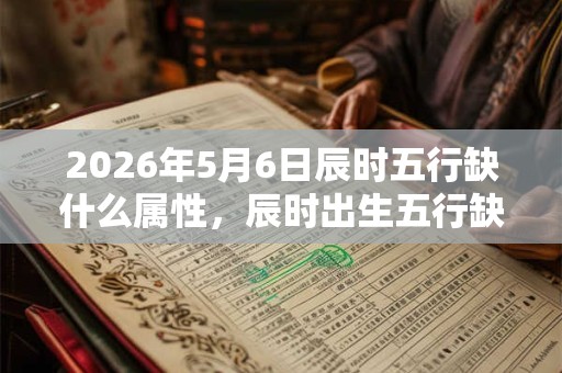 2026年5月6日辰时五行缺什么属性，辰时出生五行缺什么