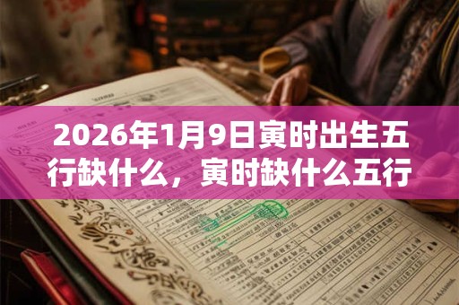 2026年1月9日寅时出生五行缺什么，寅时缺什么五行