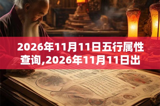 2026年11月11日五行属性查询,2026年11月11日出生五行属什么