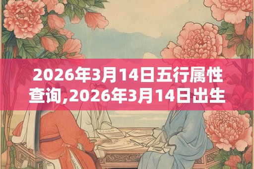 2026年3月14日五行属性查询,2026年3月14日出生五行属什么