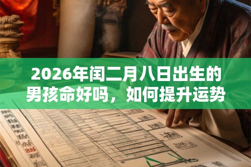 2026年闰二月八日出生的男孩命好吗，如何提升运势？
