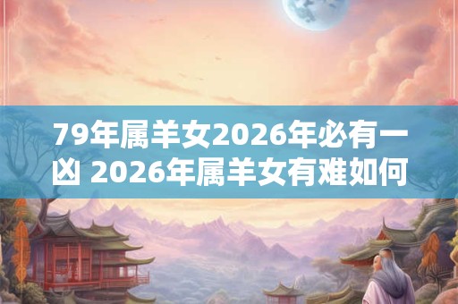 79年属羊女2026年必有一凶 2026年属羊女有难如何化解