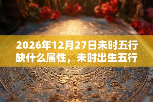 2026年12月27日未时五行缺什么属性，未时出生五行缺什么