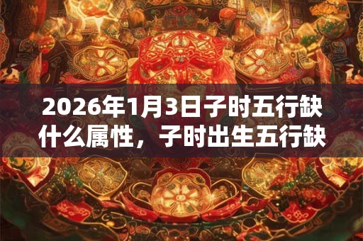 2026年1月3日子时五行缺什么属性，子时出生五行缺什么