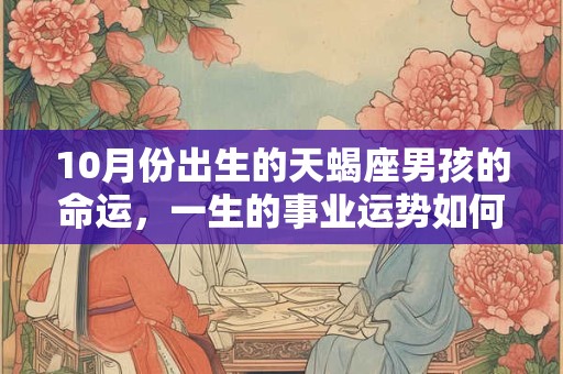 10月份出生的天蝎座男孩的命运，一生的事业运势如何？