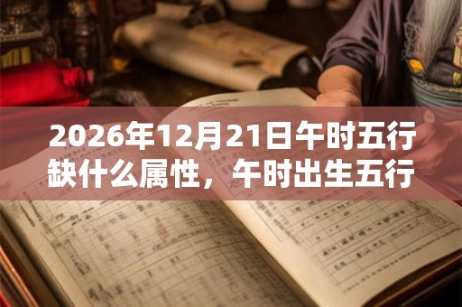 2026年12月21日午时五行缺什么属性，午时出生五行缺什么