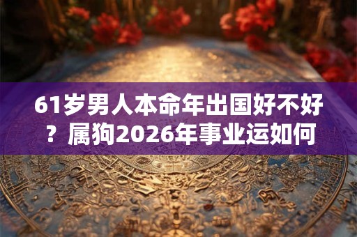 61岁男人本命年出国好不好？属狗2026年事业运如何？