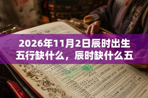 2026年11月2日辰时出生五行缺什么，辰时缺什么五行