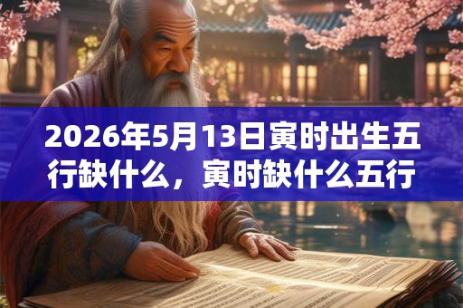 2026年5月13日寅时出生五行缺什么，寅时缺什么五行
