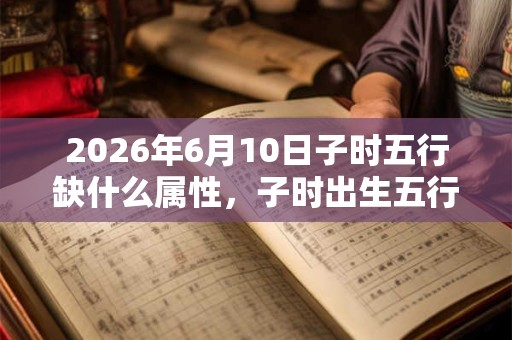2026年6月10日子时五行缺什么属性，子时出生五行缺什么