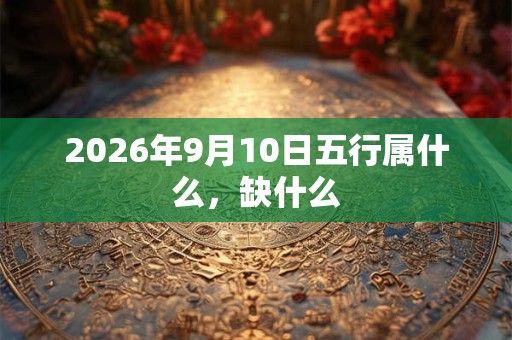 2026年9月10日五行属什么，缺什么