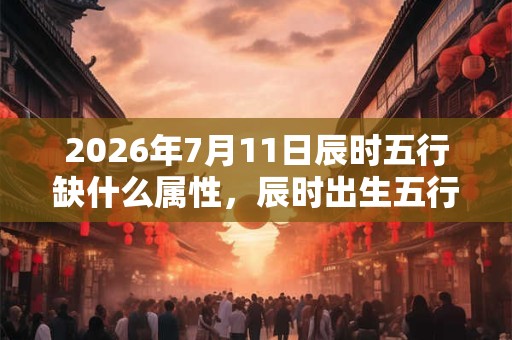 2026年7月11日辰时五行缺什么属性，辰时出生五行缺什么