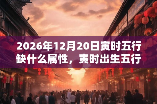 2026年12月20日寅时五行缺什么属性，寅时出生五行缺什么
