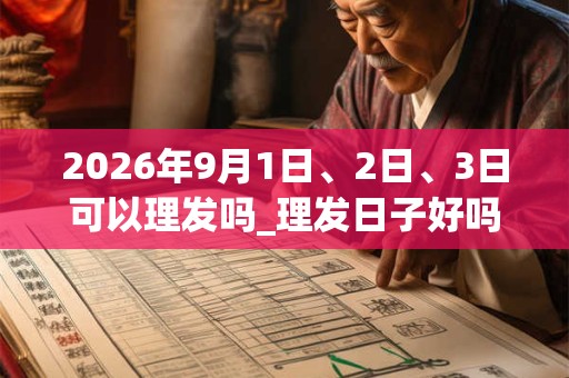 2026年9月1日、2日、3日可以理发吗_理发日子好吗