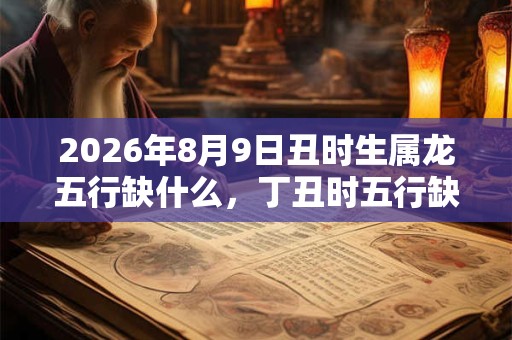 2026年8月9日丑时生属龙五行缺什么,丁丑时五行缺什么 2026年8月9日丑时生属龙五行缺什么,丁丑时五行缺什么