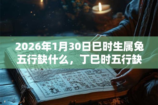 2026年1月30日巳时生属兔五行缺什么，丁巳时五行缺什么