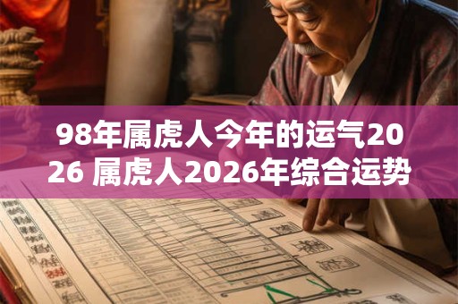 98年属虎人今年的运气2026 属虎人2026年综合运势