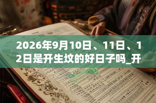 2026年9月10日、11日、12日是开生坟的好日子吗_开生坟可以吗