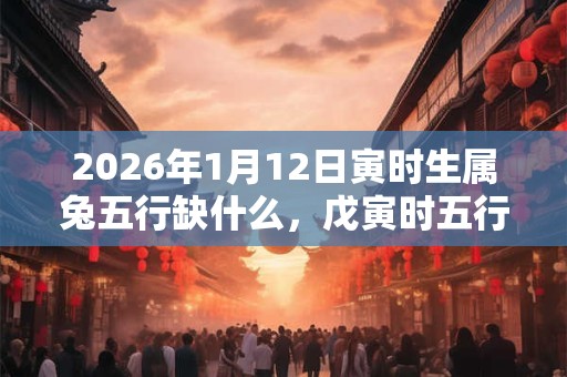 2026年1月12日寅时生属兔五行缺什么，戊寅时五行缺什么