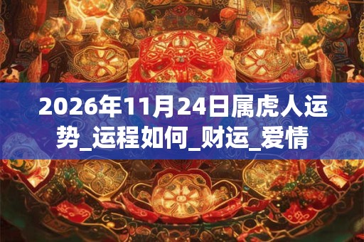 2026年11月24日属虎人运势_运程如何_财运_爱情