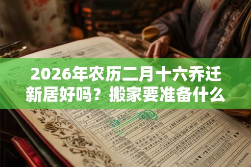 2026年农历二月十六乔迁新居好吗？搬家要准备什么东西？