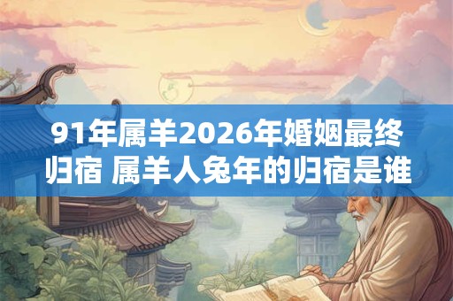 91年属羊2026年婚姻最终归宿 属羊人兔年的归宿是谁