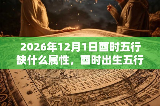 2026年12月1日酉时五行缺什么属性，酉时出生五行缺什么