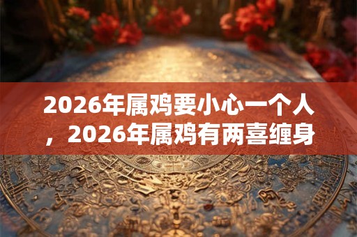 2026年属鸡要小心一个人，2026年属鸡有两喜缠身