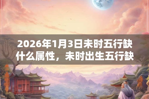 2026年1月3日未时五行缺什么属性，未时出生五行缺什么
