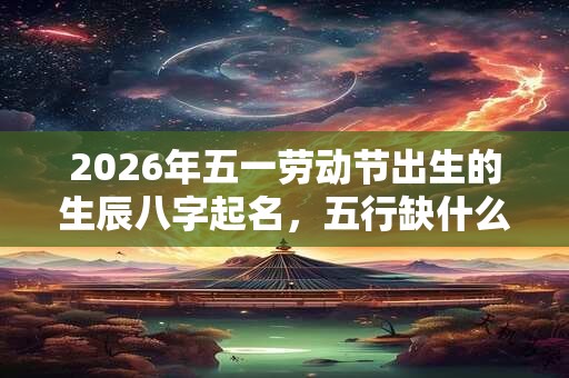 2026年五一劳动节出生的生辰八字起名，五行缺什么？