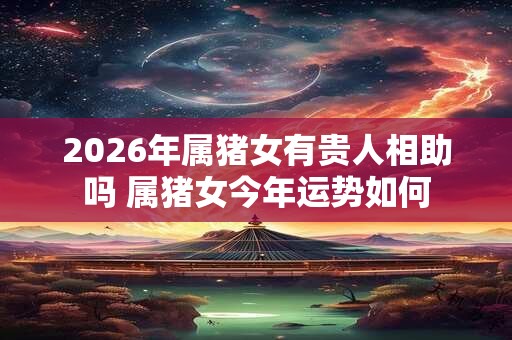 2026年属猪女有贵人相助吗 属猪女今年运势如何