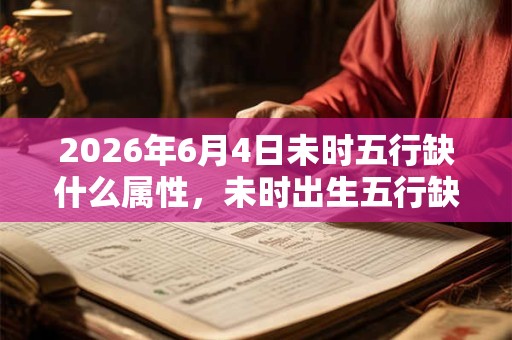 2026年6月4日未时五行缺什么属性，未时出生五行缺什么