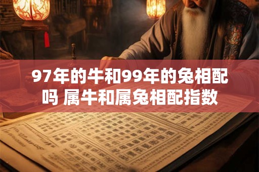 97年的牛和99年的兔相配吗 属牛和属兔相配指数