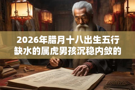2026年腊月十八出生五行缺水的属虎男孩沉稳内敛的名字精选