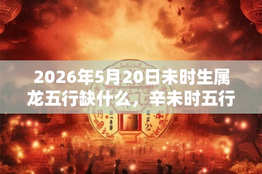 2026年5月20日未时生属龙五行缺什么，辛未时五行缺什么