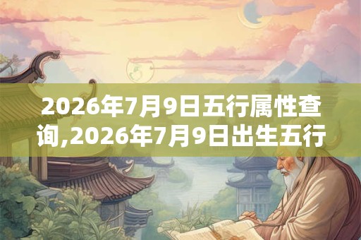 2026年7月9日五行属性查询,2026年7月9日出生五行属什么