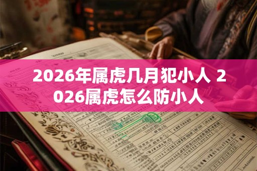 2026年属虎几月犯小人 2026属虎怎么防小人