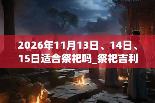 2026年11月13日、14日、15日适合祭祀吗_祭祀吉利吗