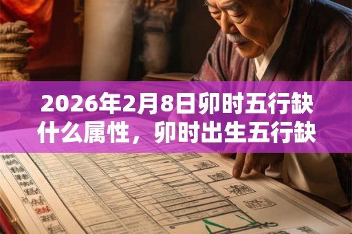 2026年2月8日卯时五行缺什么属性，卯时出生五行缺什么
