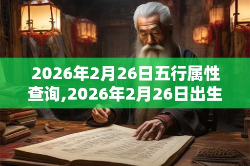 2026年2月26日五行属性查询,2026年2月26日出生五行属什么