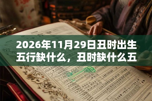 2026年11月29日丑时出生五行缺什么，丑时缺什么五行