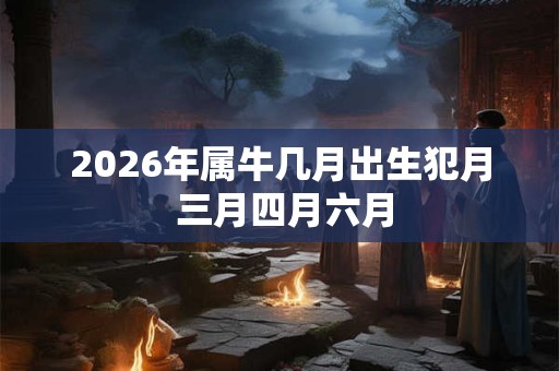 2026年属牛几月出生犯月 三月四月六月