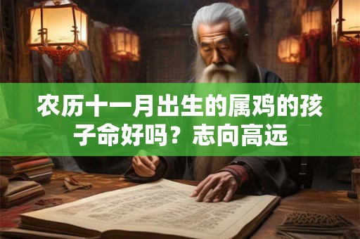 农历十一月出生的属鸡的孩子命好吗？志向高远