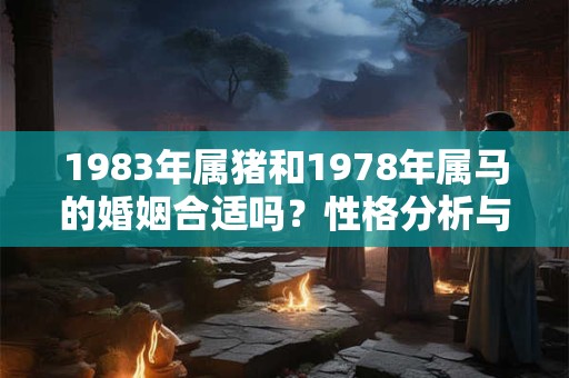 1983年属猪和1978年属马的婚姻合适吗？性格分析与相互影响