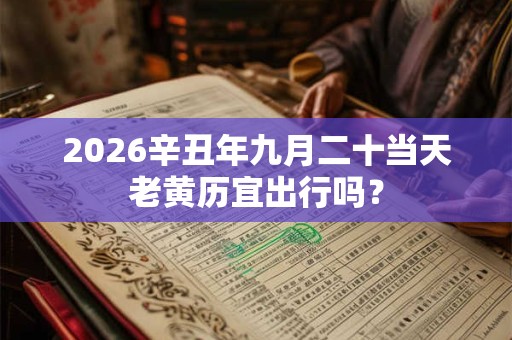 2026辛丑年九月二十当天老黄历宜出行吗？