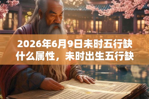 2026年6月9日未时五行缺什么属性，未时出生五行缺什么
