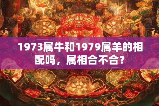 1973属牛和1979属羊的相配吗，属相合不合？